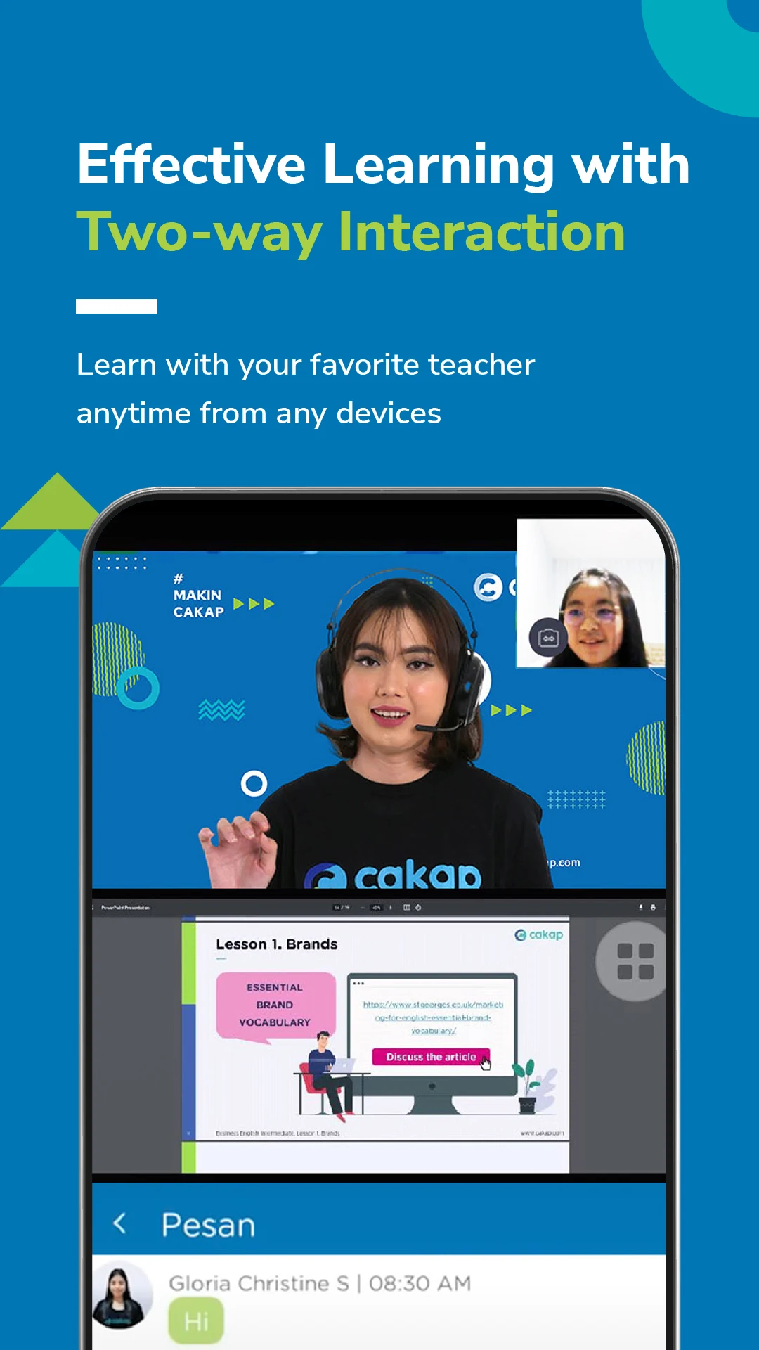 Cakap – Online Learning screenshot